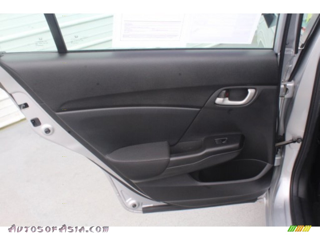 2015 Civic SE Sedan - Alabaster Silver Metallic / Black photo #15