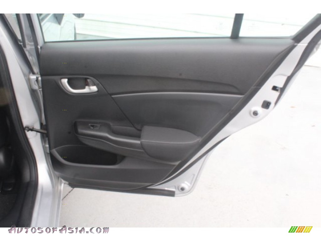2015 Civic SE Sedan - Alabaster Silver Metallic / Black photo #20