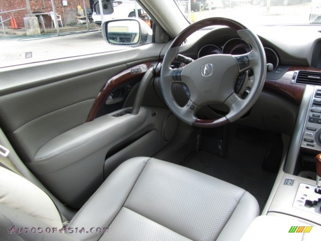 2005 RL 3.5 AWD Sedan - Carbon Gray Pearl / Parchment photo #12