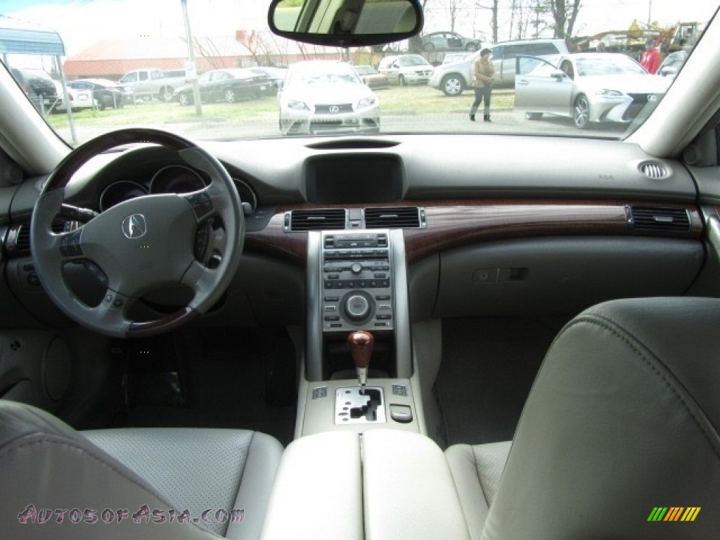 2005 RL 3.5 AWD Sedan - Carbon Gray Pearl / Parchment photo #13