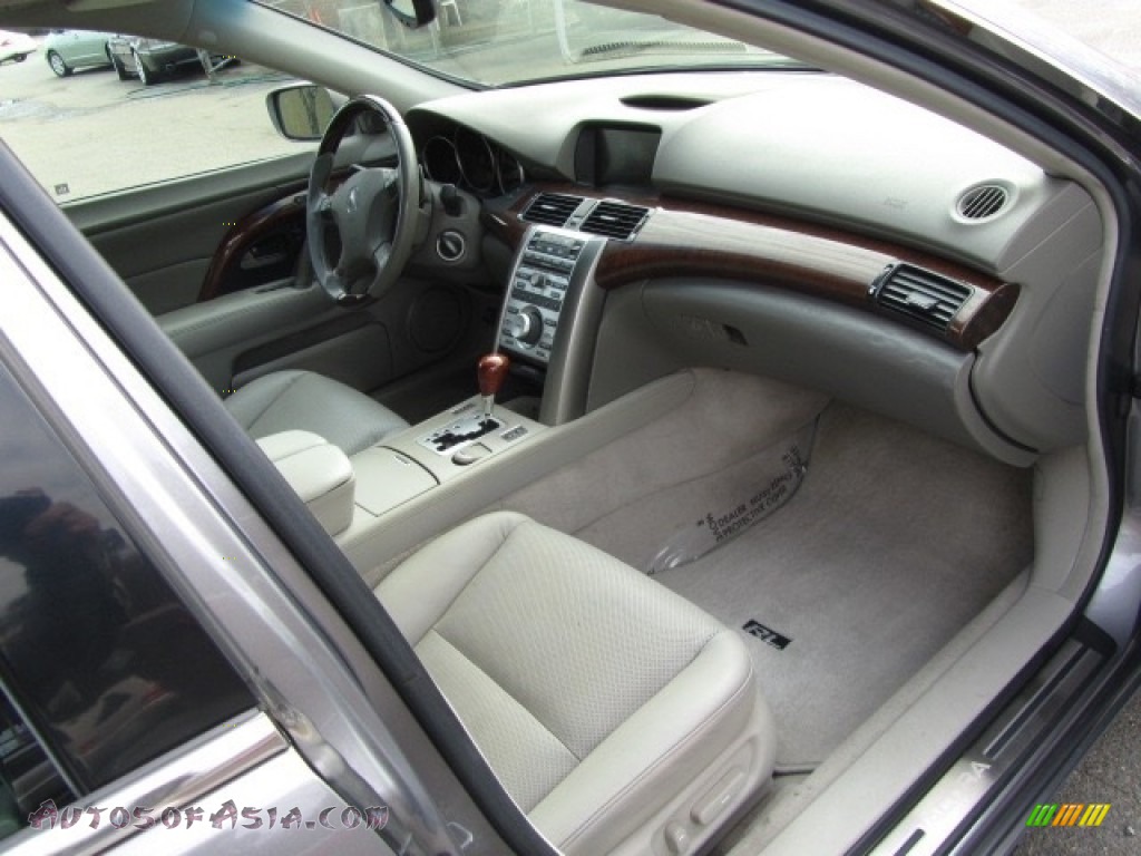 2005 RL 3.5 AWD Sedan - Carbon Gray Pearl / Parchment photo #21