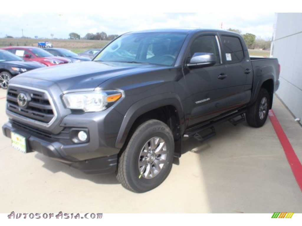 2019 Tacoma SR5 Double Cab - Magnetic Gray Metallic / Cement Gray photo #4