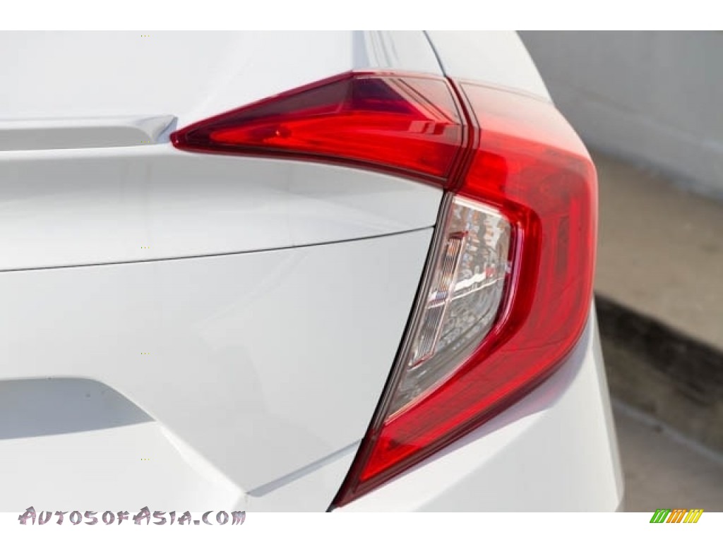 2019 Civic EX Sedan - Platinum White Pearl / Black photo #8