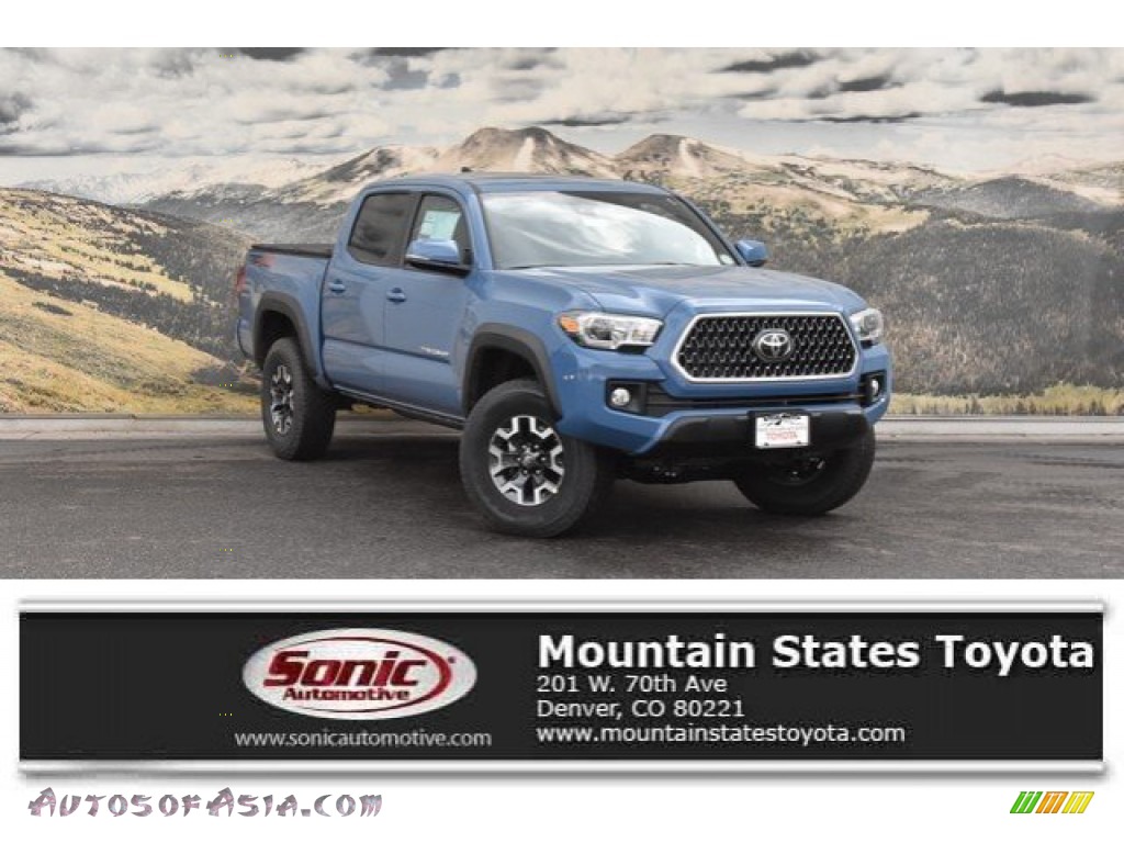 Cavalry Blue / Cement Gray Toyota Tacoma TRD Off-Road Double Cab 4x4