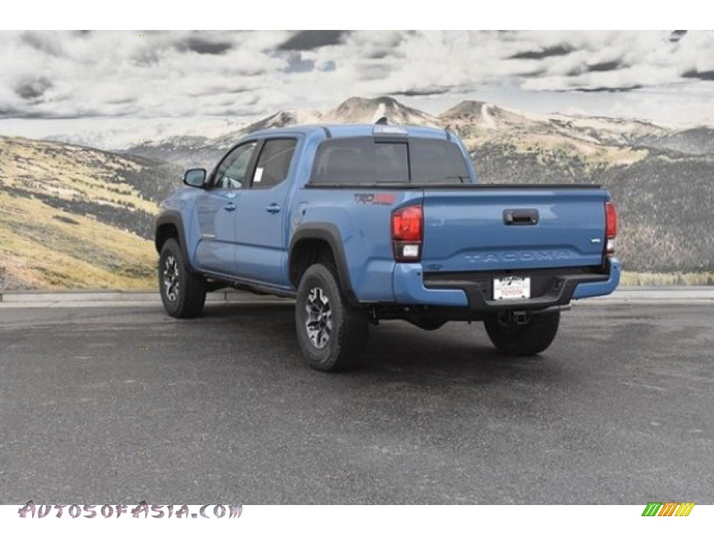 2019 Tacoma TRD Off-Road Double Cab 4x4 - Cavalry Blue / Cement Gray photo #3