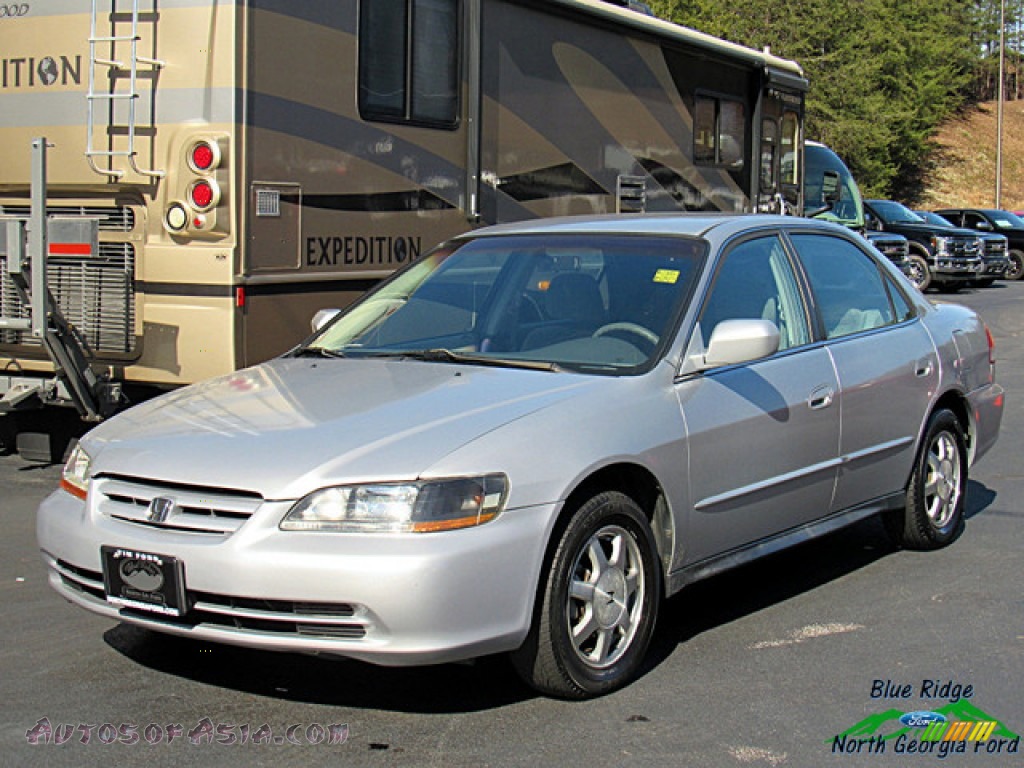 2001 Accord LX Sedan - Satin Silver Metallic / Quartz Gray photo #1