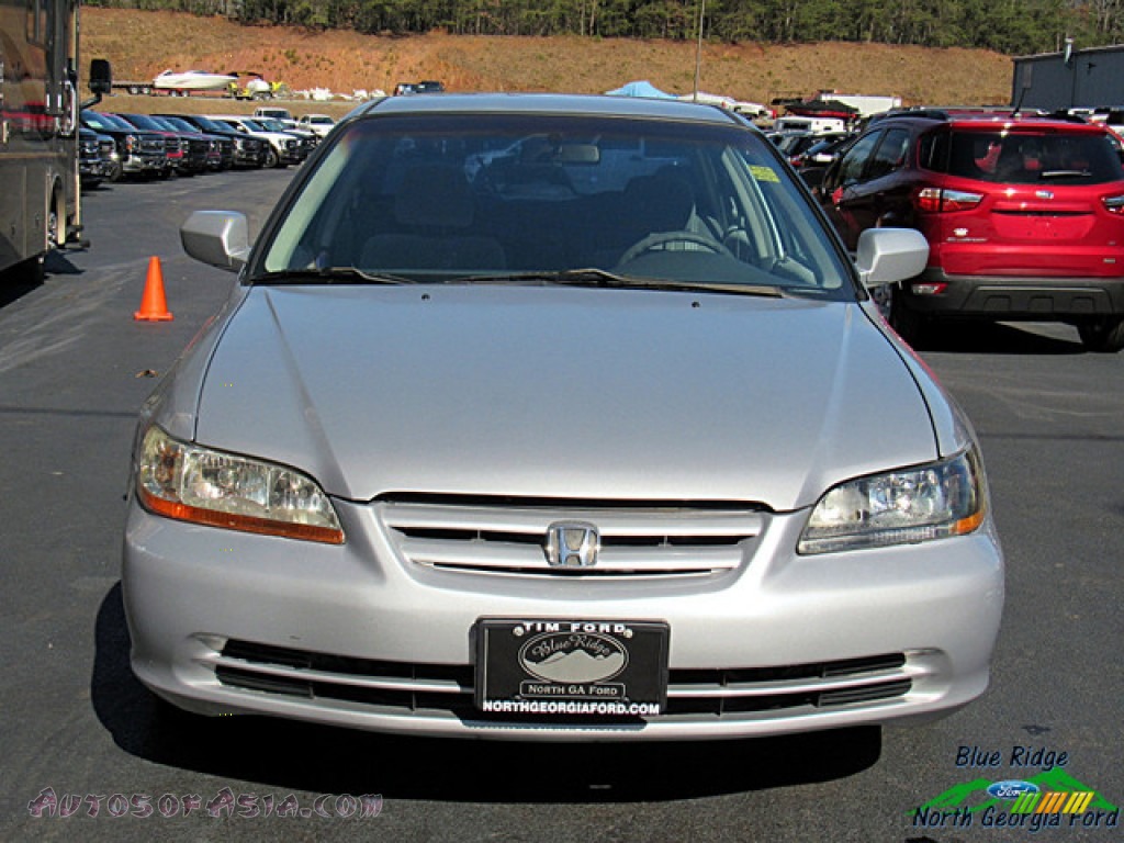 2001 Accord LX Sedan - Satin Silver Metallic / Quartz Gray photo #4