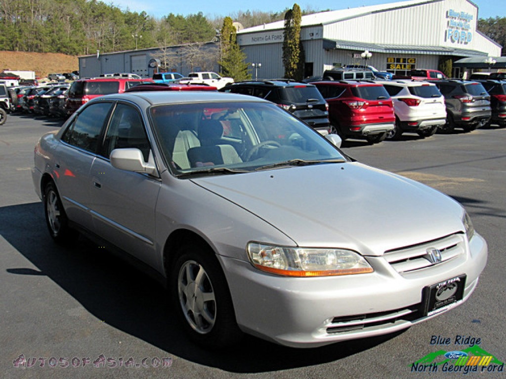 2001 Accord LX Sedan - Satin Silver Metallic / Quartz Gray photo #8