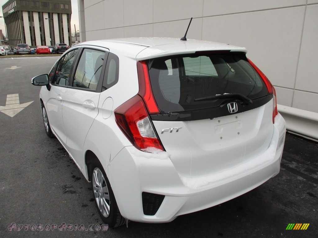 2015 Fit LX - White Orchid Pearl / Black photo #3