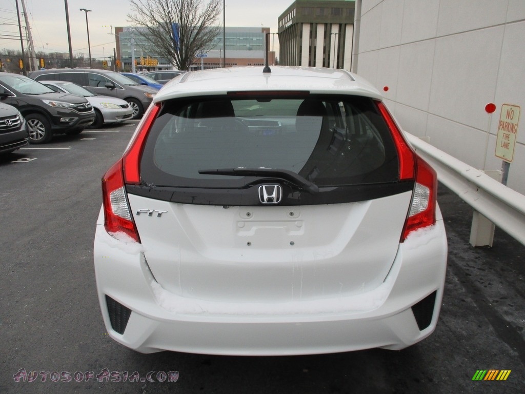 2015 Fit LX - White Orchid Pearl / Black photo #4
