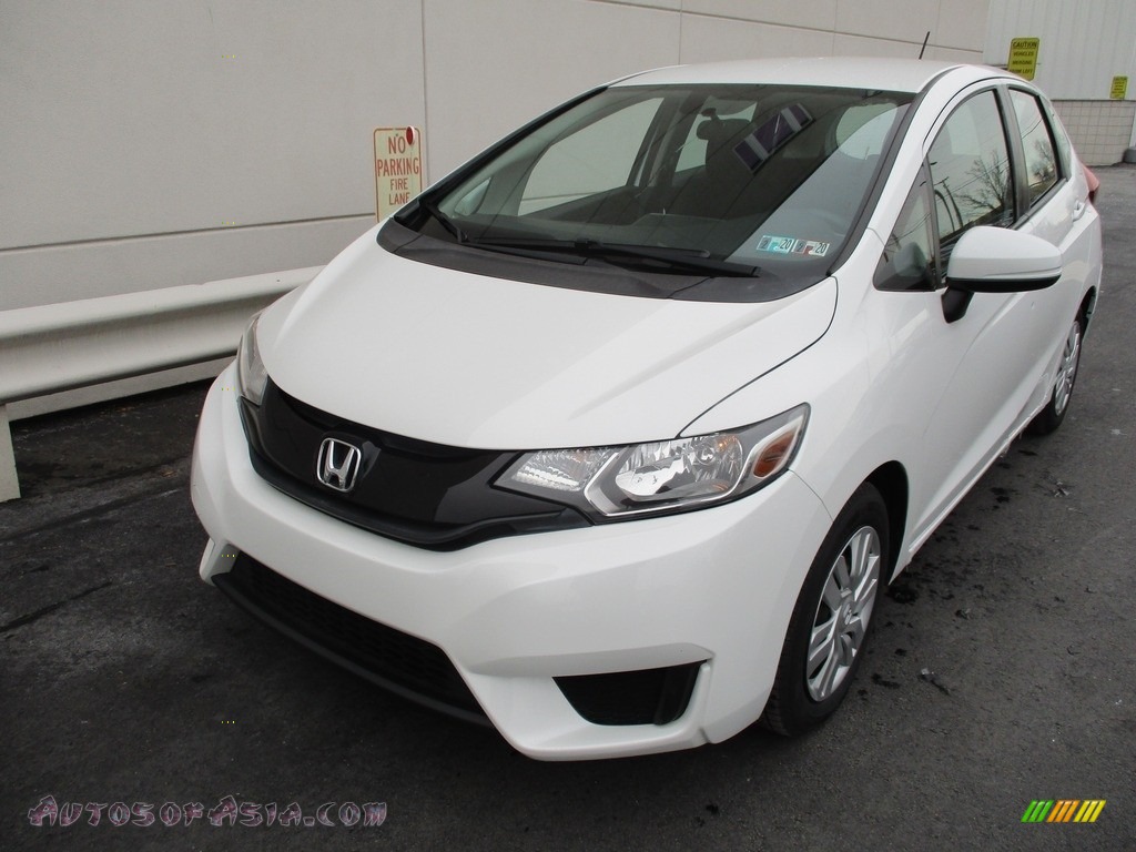 2015 Fit LX - White Orchid Pearl / Black photo #9