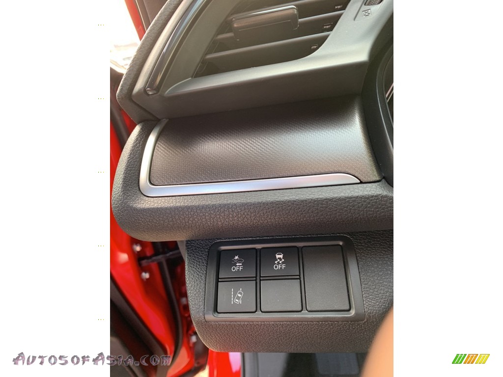 2019 Civic LX Sedan - Rallye Red / Black photo #10