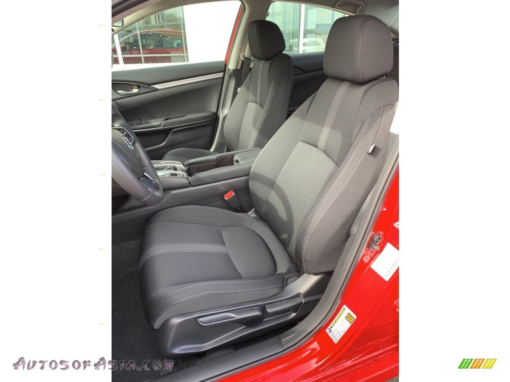 2019 Civic LX Sedan - Rallye Red / Black photo #11