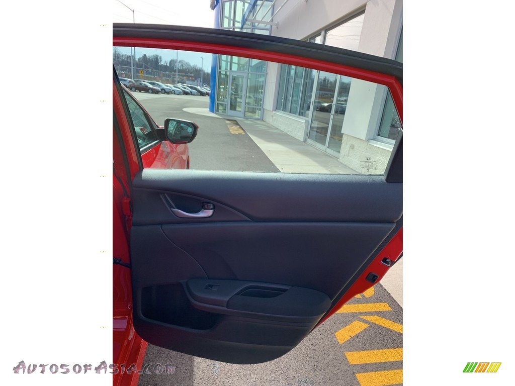 2019 Civic LX Sedan - Rallye Red / Black photo #21