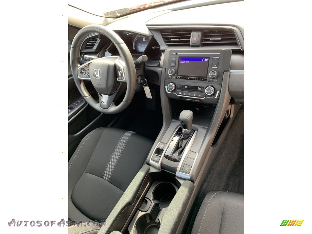 2019 Civic LX Sedan - Rallye Red / Black photo #26