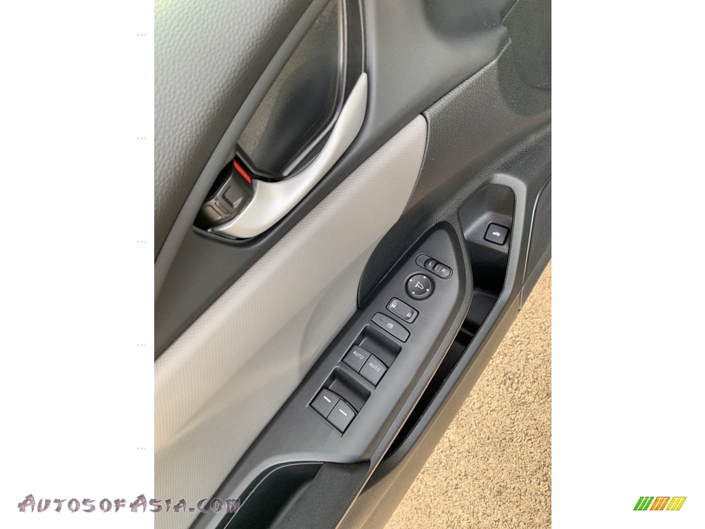 2019 Civic LX Sedan - Cosmic Blue Metallic / Gray photo #9