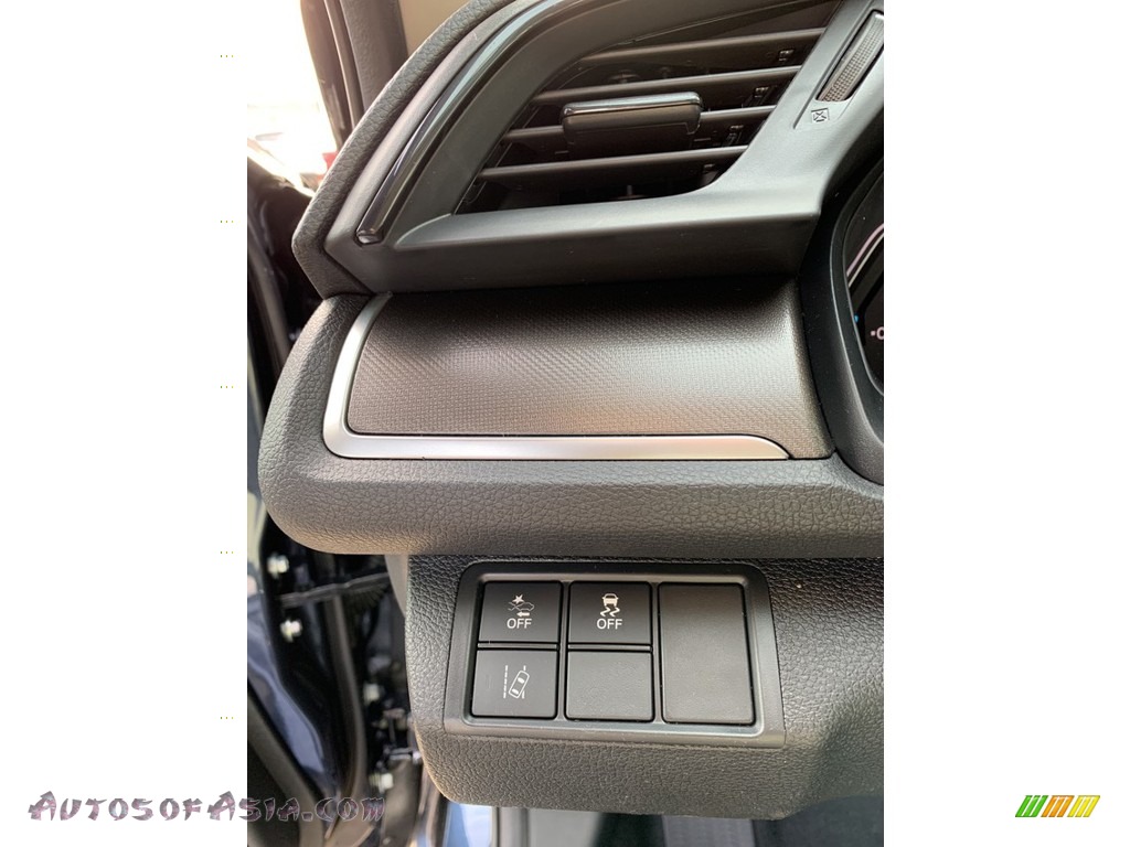 2019 Civic LX Sedan - Cosmic Blue Metallic / Gray photo #10