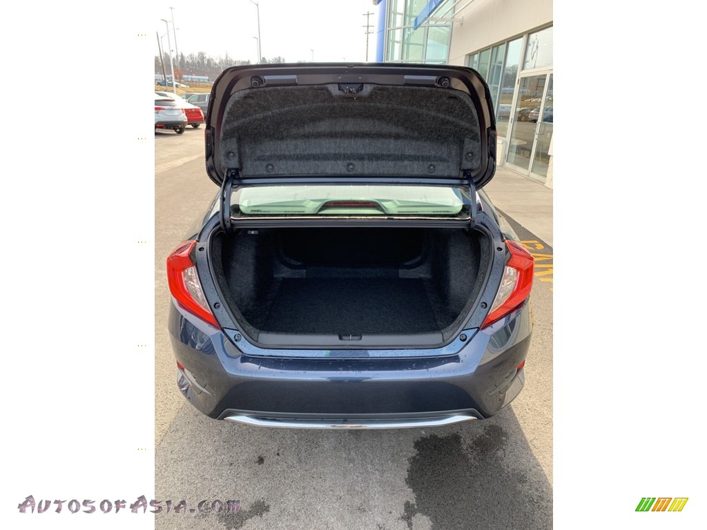2019 Civic LX Sedan - Cosmic Blue Metallic / Gray photo #19