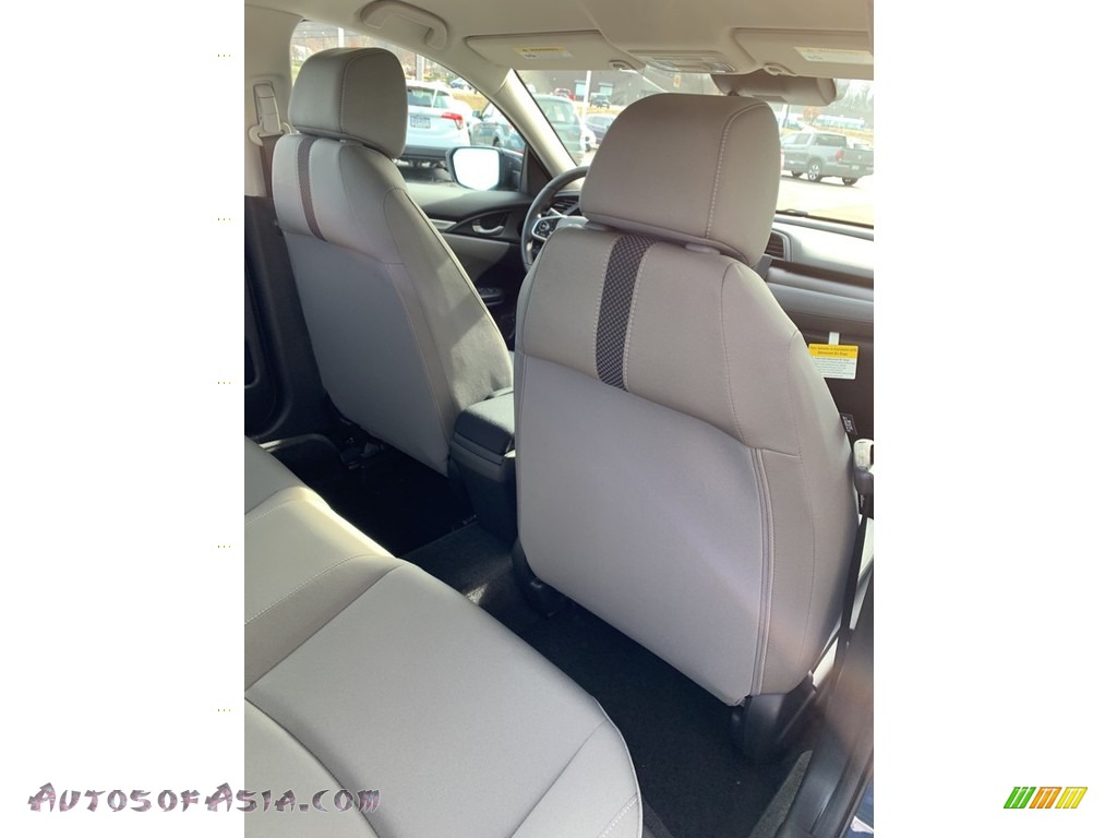 2019 Civic LX Sedan - Cosmic Blue Metallic / Gray photo #22