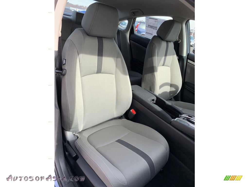 2019 Civic LX Sedan - Cosmic Blue Metallic / Gray photo #24