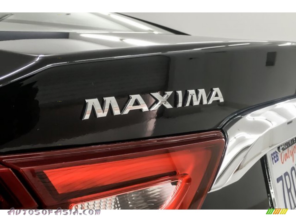 2016 Maxima S - Super Black / Charcoal photo #7