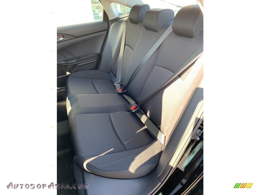 2019 Civic LX Sedan - Crystal Black Pearl / Black photo #17