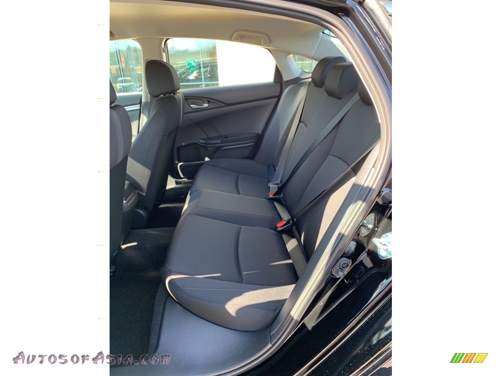 2019 Civic LX Sedan - Crystal Black Pearl / Black photo #18