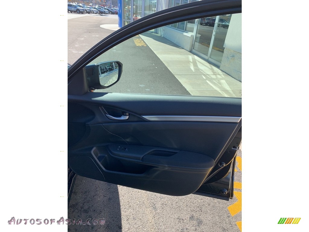 2019 Civic LX Sedan - Crystal Black Pearl / Black photo #24