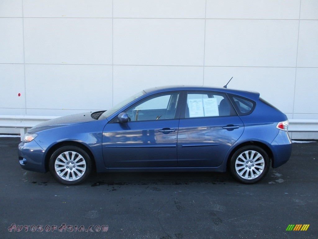 2011 Impreza 2.5i Premium Wagon - Marine Blue Pearl / Carbon Black photo #2
