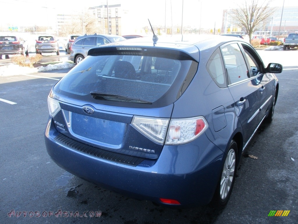 2011 Impreza 2.5i Premium Wagon - Marine Blue Pearl / Carbon Black photo #6