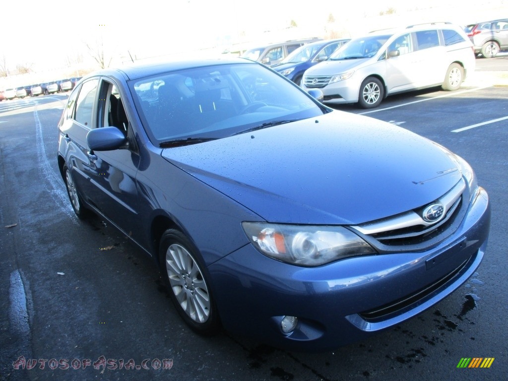 2011 Impreza 2.5i Premium Wagon - Marine Blue Pearl / Carbon Black photo #8
