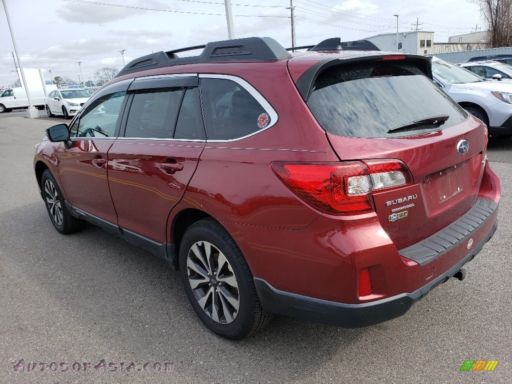 2016 Outback 2.5i Limited - Venetian Red Pearl / Warm Ivory photo #2