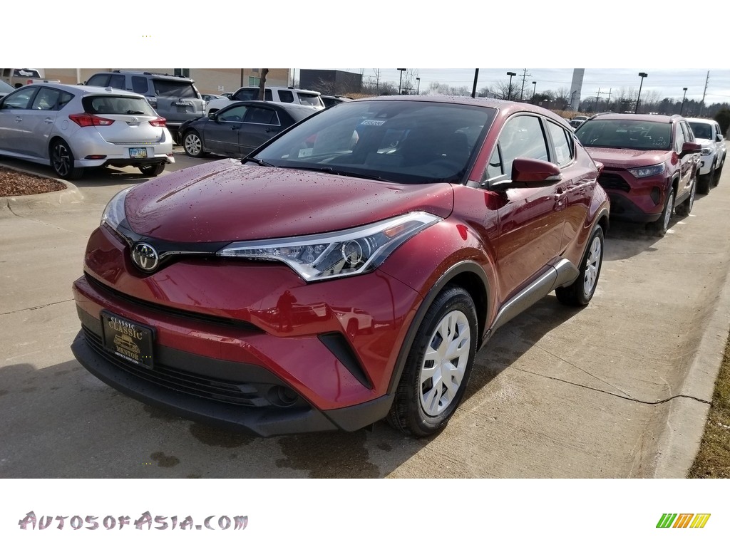 Ruby Flare Pearl / Black Toyota C-HR LE