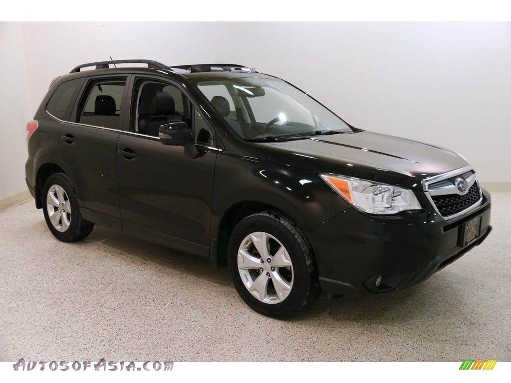2014 Forester 2.5i Touring - Crystal Black Silica / Black photo #1