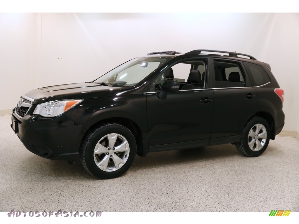 2014 Forester 2.5i Touring - Crystal Black Silica / Black photo #3
