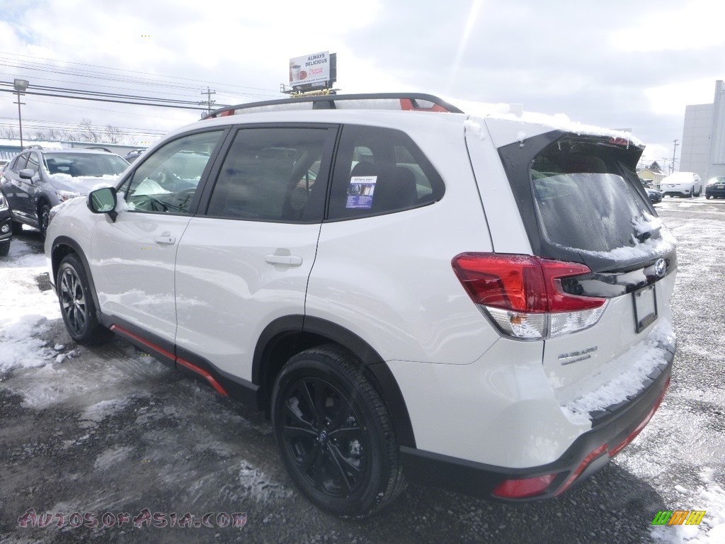 2019 Forester 2.5i Sport - Crystal White Pearl / Gray Sport photo #9
