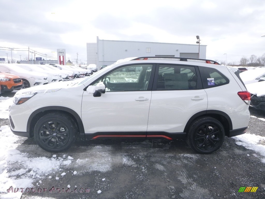 2019 Forester 2.5i Sport - Crystal White Pearl / Gray Sport photo #10