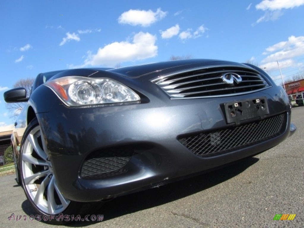 2008 G 37 S Sport Coupe - Blue Slate Metallic / Graphite photo #1