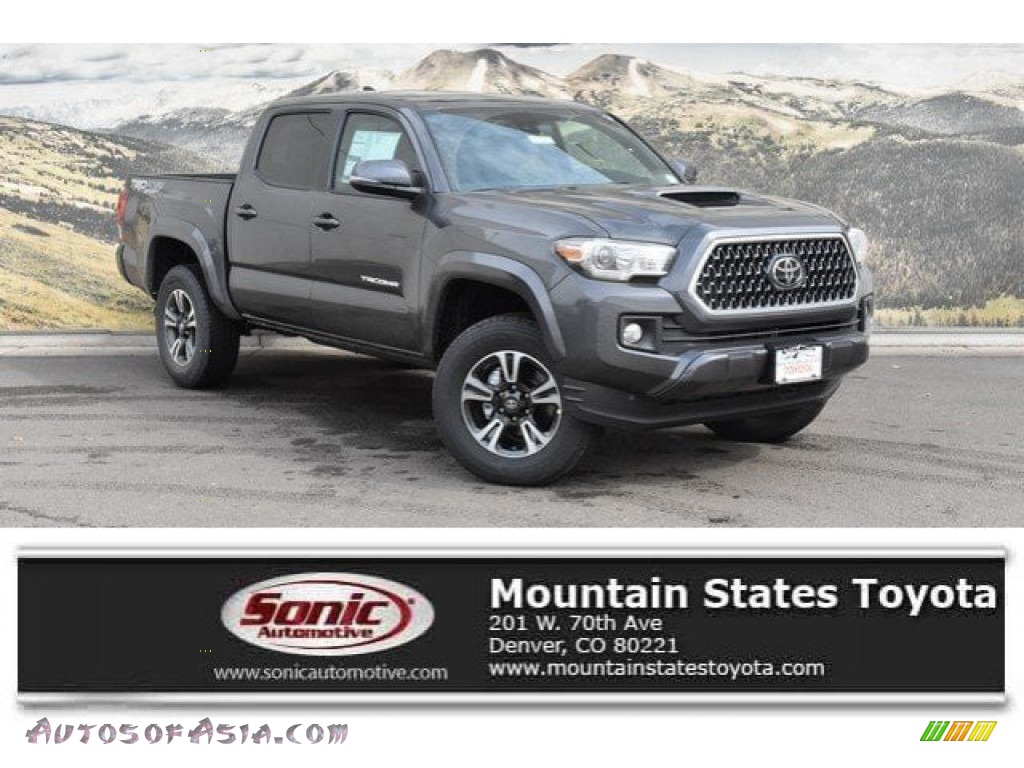 2019 Tacoma TRD Sport Double Cab 4x4 - Magnetic Gray Metallic / Cement Gray photo #1