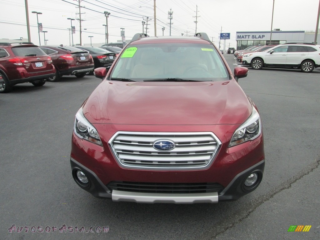 2017 Outback 2.5i Limited - Venetian Red Pearl / Warm Ivory photo #3