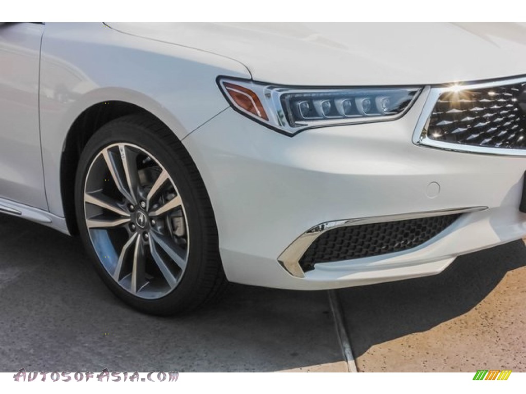 2019 TLX V6 Sedan - Platinum White Pearl / Parchment photo #11