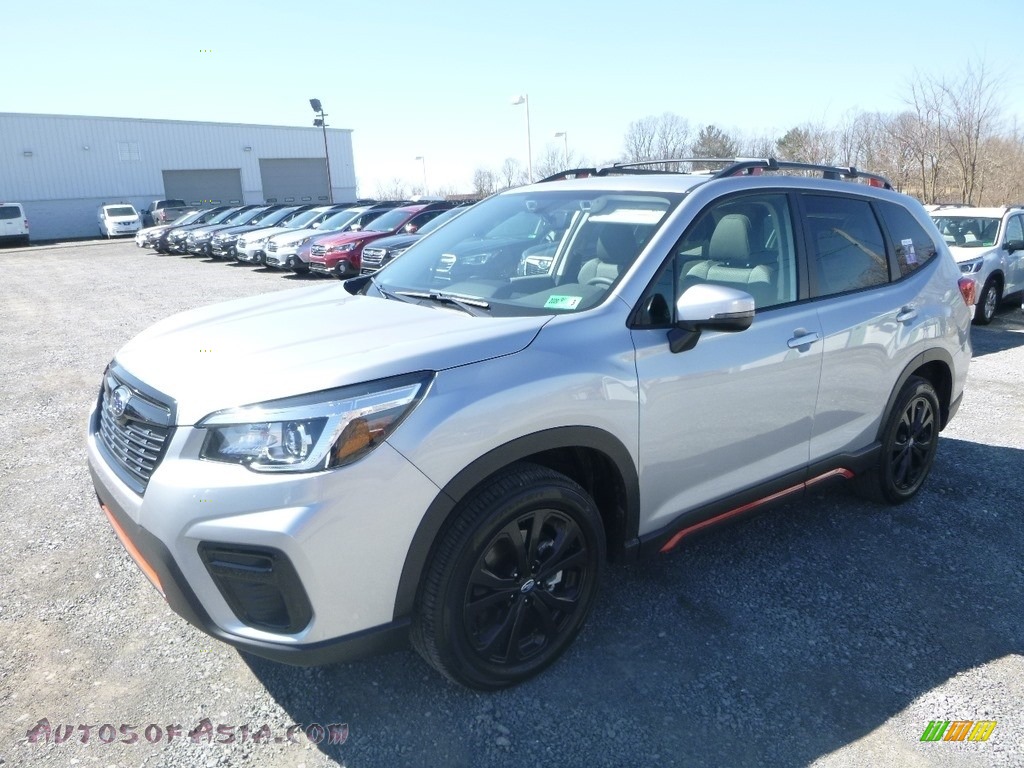 2019 Forester 2.5i Sport - Ice Silver Metallic / Gray Sport photo #8