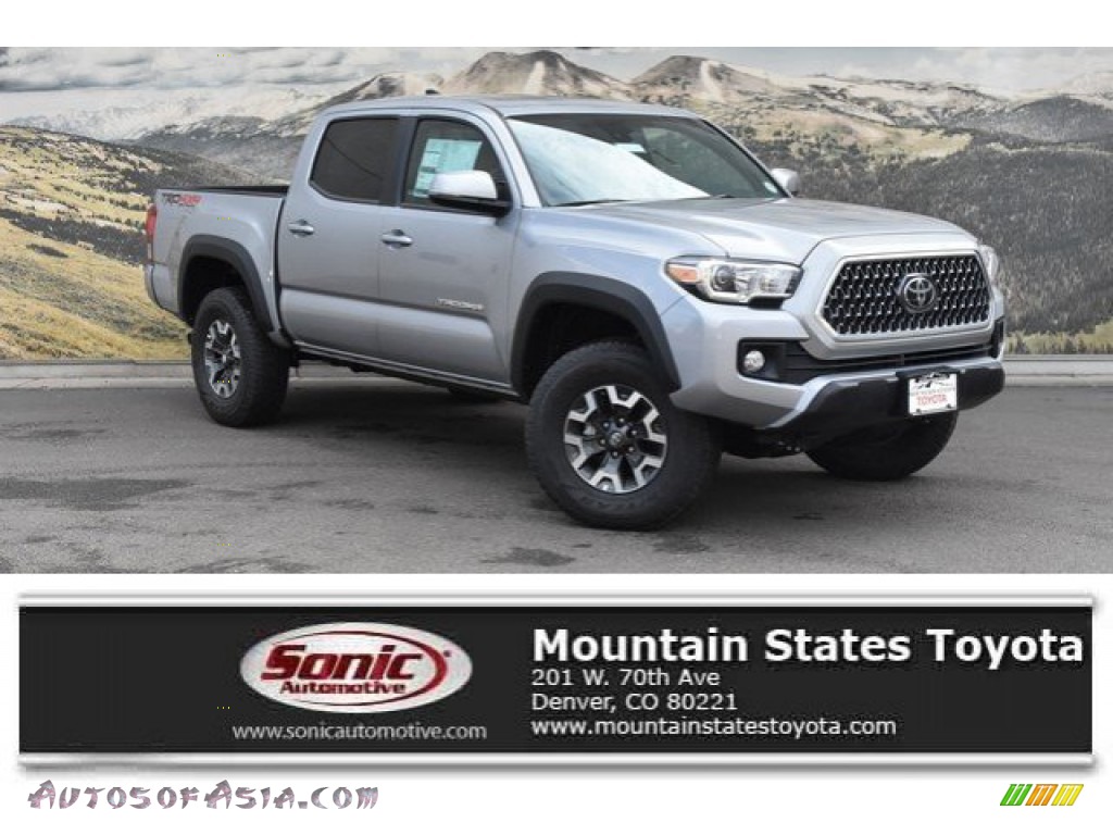 Silver Sky Metallic / Cement Gray Toyota Tacoma TRD Off-Road Double Cab 4x4