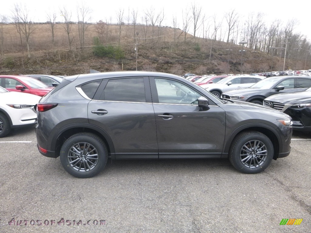 Machine Gray Metallic / Black Mazda CX-5 Touring AWD