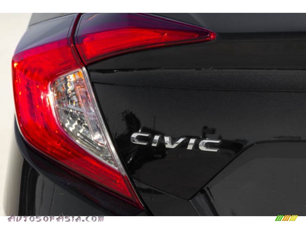 2016 Civic EX Sedan - Crystal Black Pearl / Black photo #10