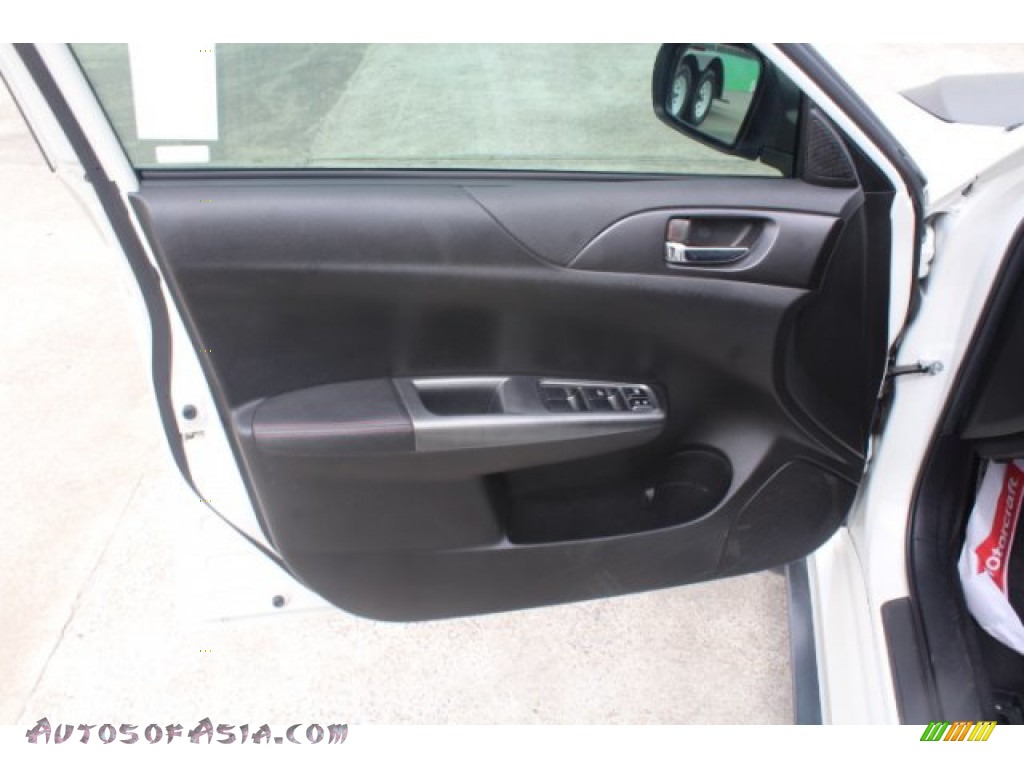 2013 Impreza WRX Limited 4 Door - Satin White Pearl / WRX Carbon Black photo #9