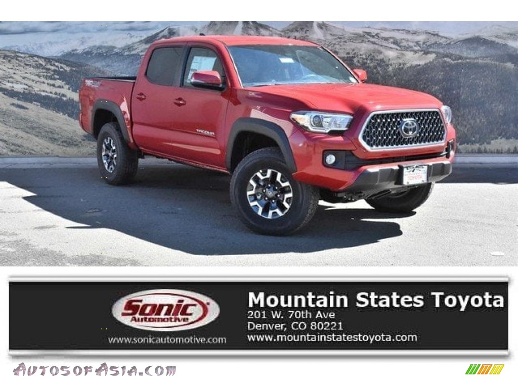 Barcelona Red Metallic / TRD Graphite Toyota Tacoma TRD Off-Road Double Cab 4x4