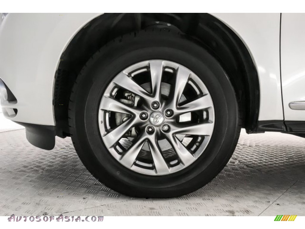 2015 QX60 3.5 AWD - Majestic White / Graphite photo #8