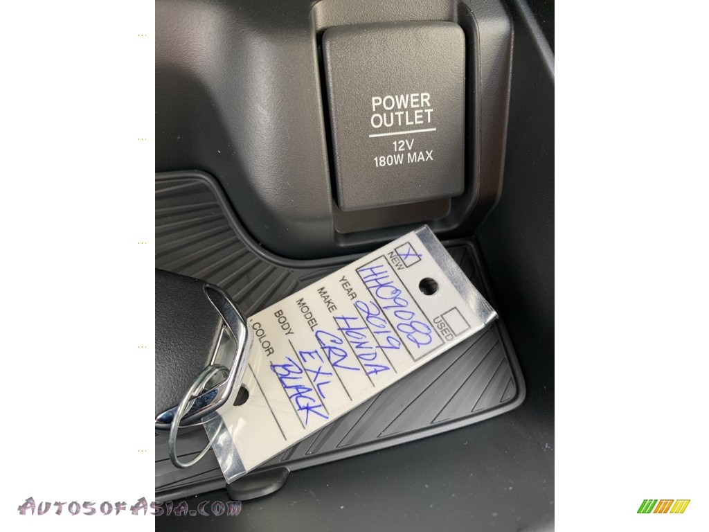 2019 CR-V EX-L AWD - Crystal Black Pearl / Gray photo #39