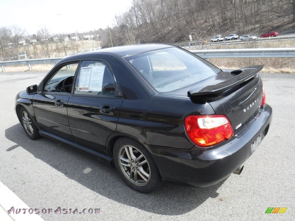 2005 Impreza WRX Sedan - Obsidian Black Pearl / Black photo #8